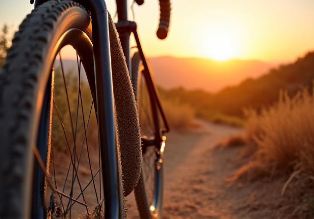 Gravel bike su sentiero sterrato